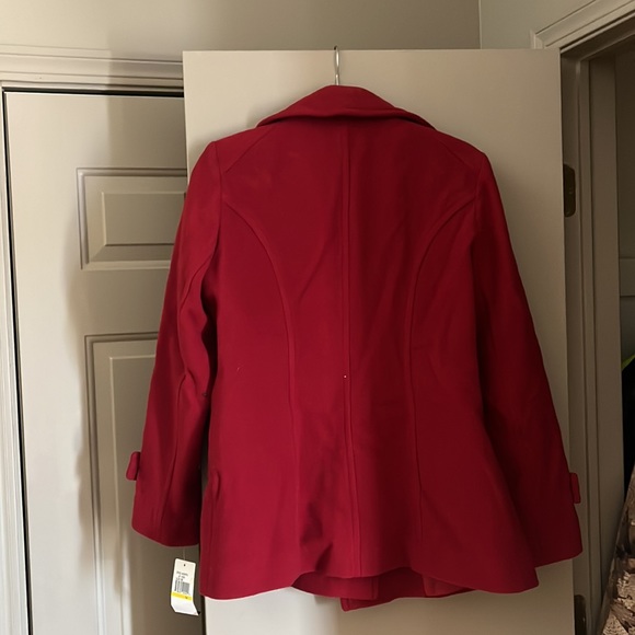 Red double breasted Jason Kole jacket. Women’s size M. - Picture 2 of 2